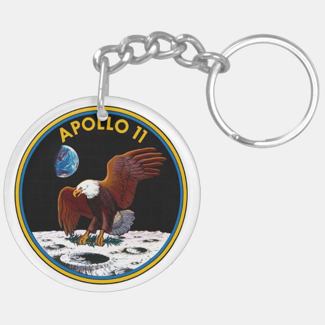 50th Anniversary Moon Landing, Apollo 11 insignia: Keychain (Back Left)