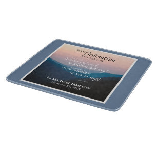 50th Anniversary of Ordination Congratulations Cutting Board