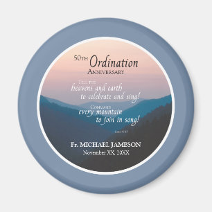 50th Anniversary of Ordination Congratulations Magnet