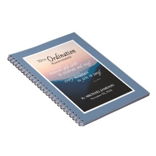 50th Anniversary of Ordination Congratulations Notebook