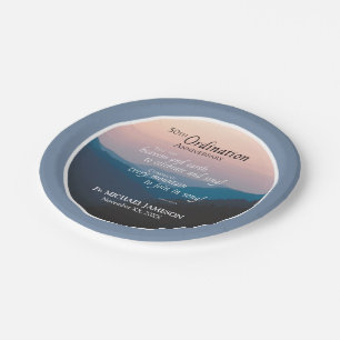 50th Anniversary of Ordination Congratulations Paper Plate