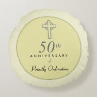 50th Anniversary of Priest with Embossed Cross