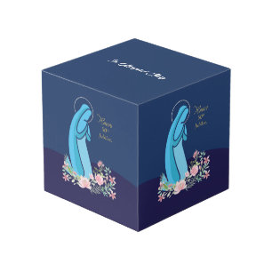 50th Anniversary of Religious Life Nun Pink Flower Cube