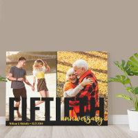 50th Anniversary Oversized Typography 2 Photo