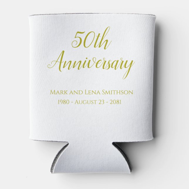 50th Anniversary Party Can Cooler (Front)