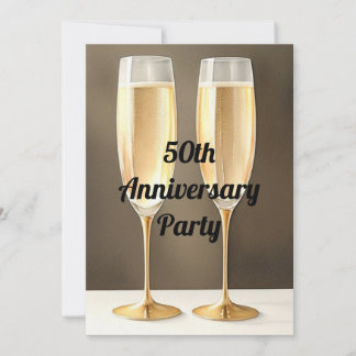 50th Anniversary Party Invitation