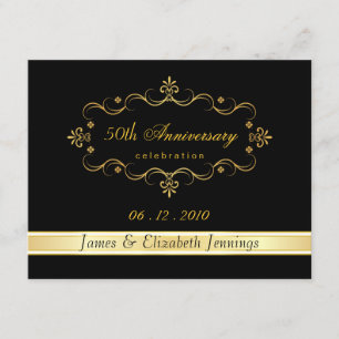 50th Anniversary Party - RSVP Reply Cards