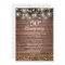 50th Anniversary Rustic Gold Hearts String Lights