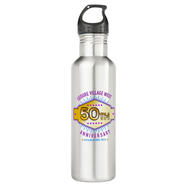 50th Anniversary Water Bottle (Front)