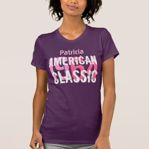 50th Birthday 1964 Year Custom Name PURPLE V13 T-Shirt