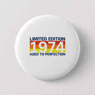50th Birthday 2 Inch Round Button