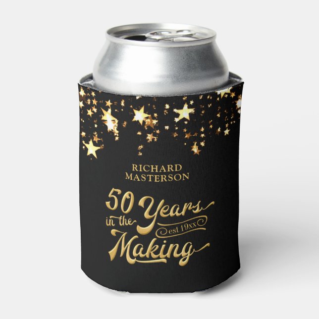 50th Birthday 50 YEARS IN THE MAKING Can Cooler (Can Front)