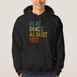50th Birthday 50 Years Old Goat Since August 1972 Hoodie<br><div class="desc">50th Birthday 50 Years Old Goat Since August 1972</div>