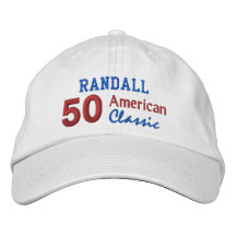 50th Birthday AMERICAN CLASSIC Red White Blue V06