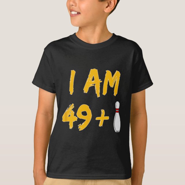 50th Birthday Bowling Shirt Funny Bowler Party Gif (Front)