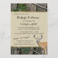 50th Birthday Buck with Hunting Camo