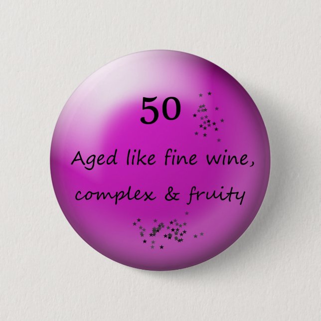 50th Birthday Button (Front)