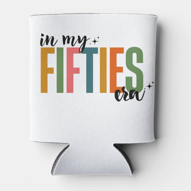 50th Birthday Can Cooler (Front)