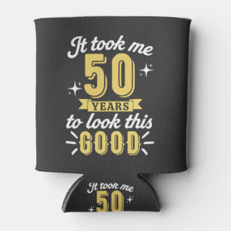 50th Birthday Can Cooler