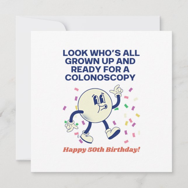 50th Birthday  Card (Front)