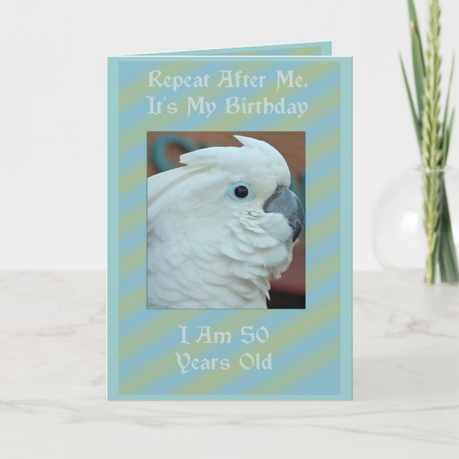50th Birthday Card (Front)