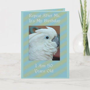 50th Birthday Card