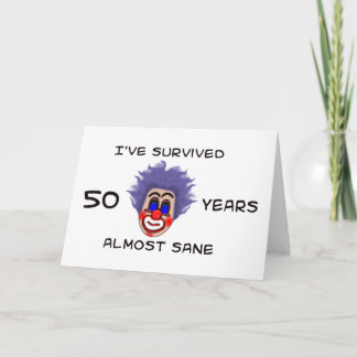 50th Birthday Card