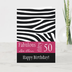 50th Birthday Card for Baby Boomer Women