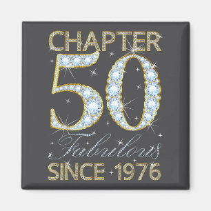 50th Birthday Chapter 50 Fabulous Since 1976 Magnet