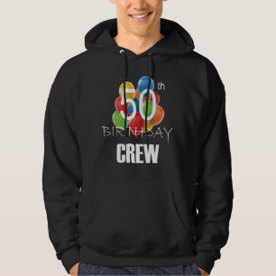 50th Birthday Crew 50 Party Crew Group Men Hoodie
