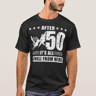 50th Birthday Cyclist Saying Bicyclist Cycling T-Shirt