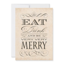 50th Birthday Dinner Party Eat Drink and be Merry