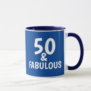 50TH BIRTHDAY FABULOUS 50 COFFEE MUG