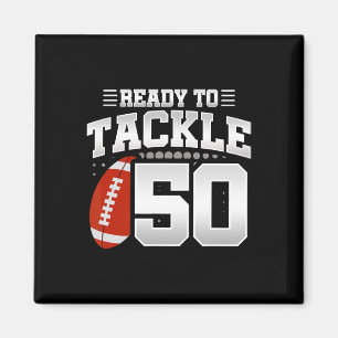 50th Birthday - Football Birthday Party - 50th Bir Magnet