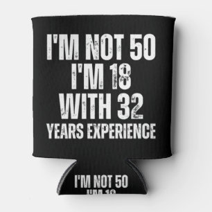 50Th Birthday Funny Can Cooler