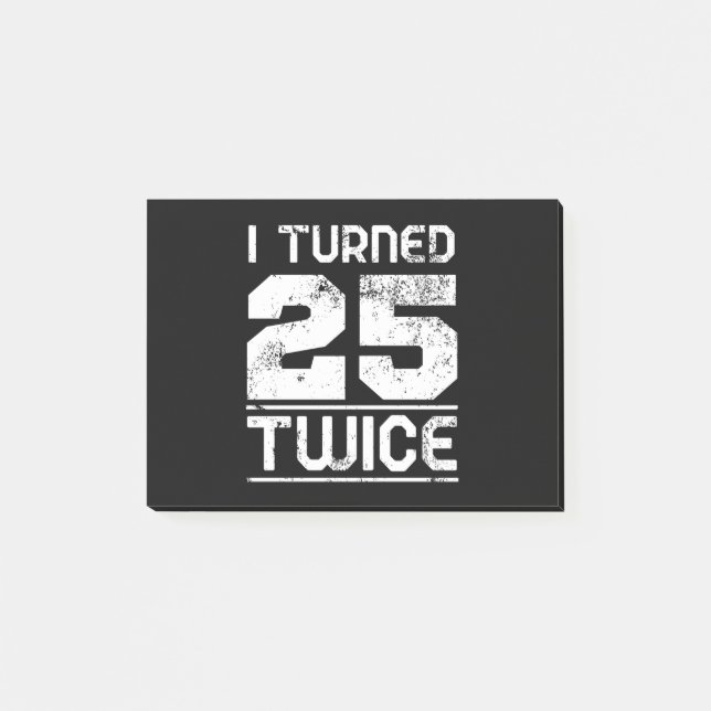 50th Birthday Funny Post-it Notes (Front)