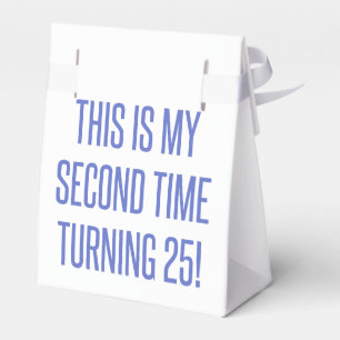 50th Birthday Gag Gift Favor Box