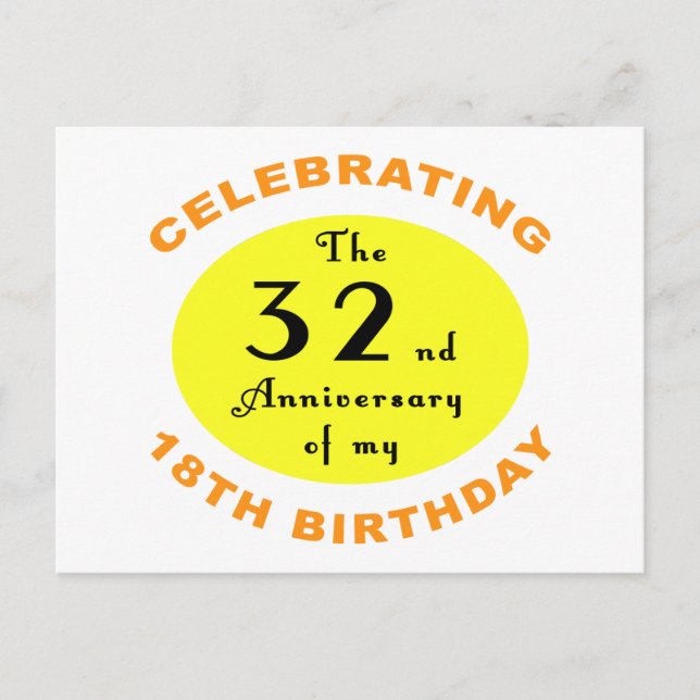 50th Birthday Gag Gift Postcard (Front)
