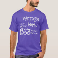 50th Birthday Gift 1963 Vintage Brew Purple G206