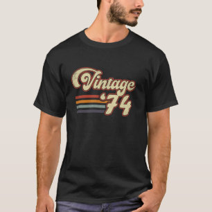 50th Birthday Gift Vintage 1974 Men Women 50 Years T-Shirt