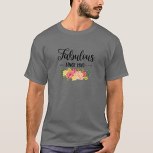 50th Birthday Gifts Women 50 Year Old Fabulous Sin T-Shirt