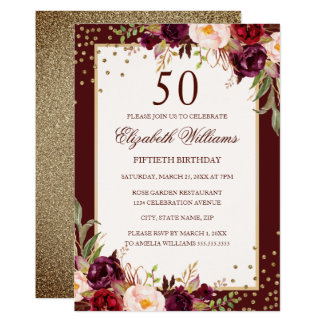 50th invitations