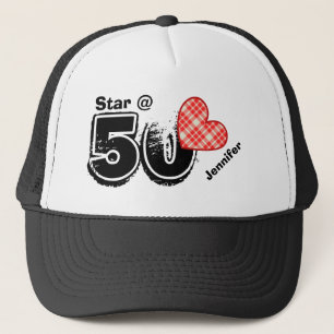 50th Birthday I'm a Star Custom Name V10 Trucker Hat