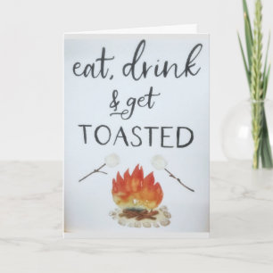 *50th BIRTHDAY* IN OTHER WORDS *ENJOY YOURSELF* Card