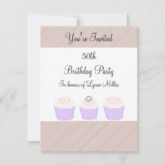 50th Birthday Invitation