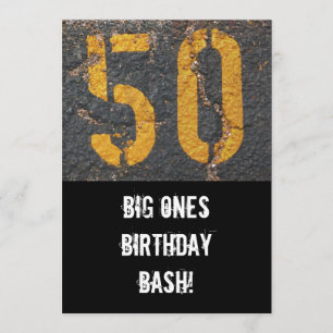 50th Birthday-Invitation Invitation