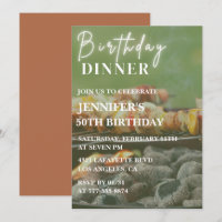 50th birthday invitations Bbq Backyard