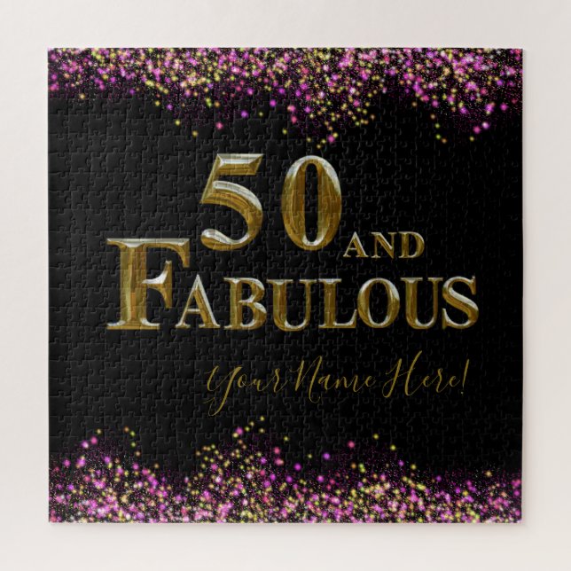 50th Birthday  Jigsaw Puzzle (Vertical)