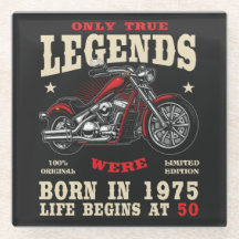 50th Birthday Man Biker Motorcycle Chopper 1975