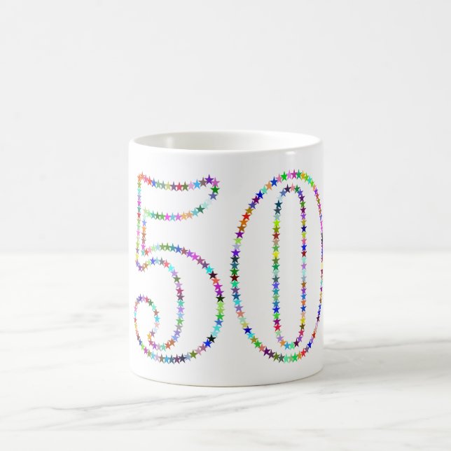 50th birthday mug (Center)